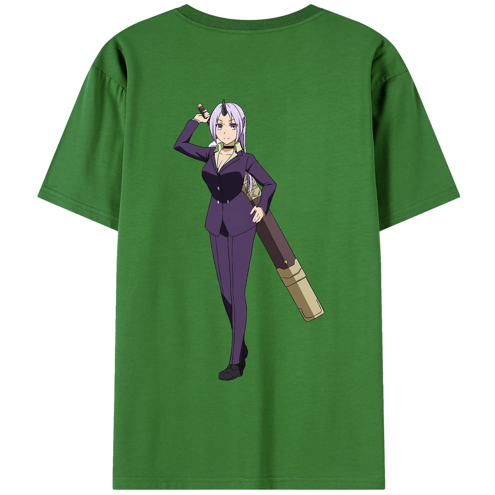 （画像用） 転スラ Regarding Reincarnated to Slime レディース半袖Tシャツ(バックプリント)